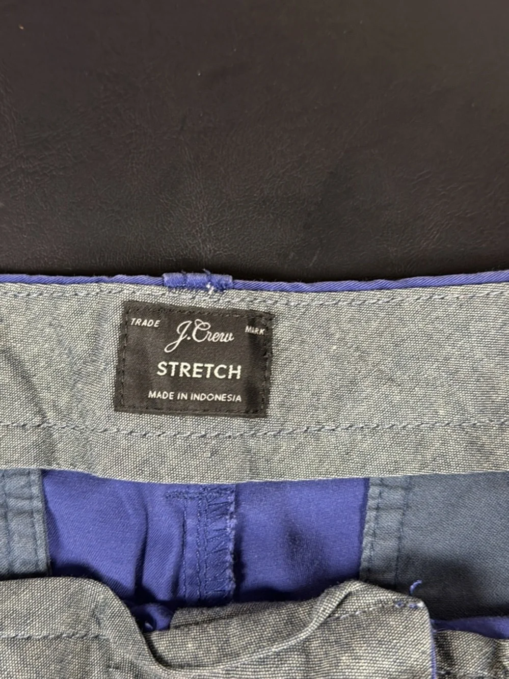 J. Crew Royal Blue Flat-Front Chino Shorts